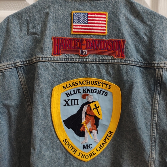 Rare like new Harley Davidson jeans vest denim vest men´s XXL Vests